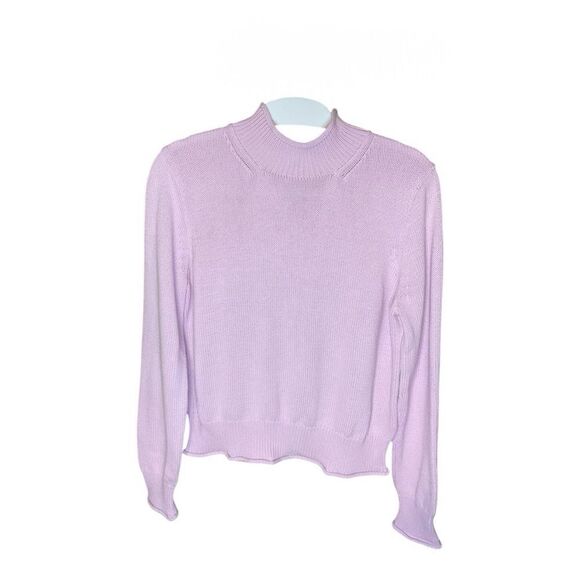 J. Crew Sweaters - J Crew Heritage Rollneck Sweater Frosty Lavender Size M